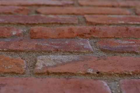 Close up of a brick wall